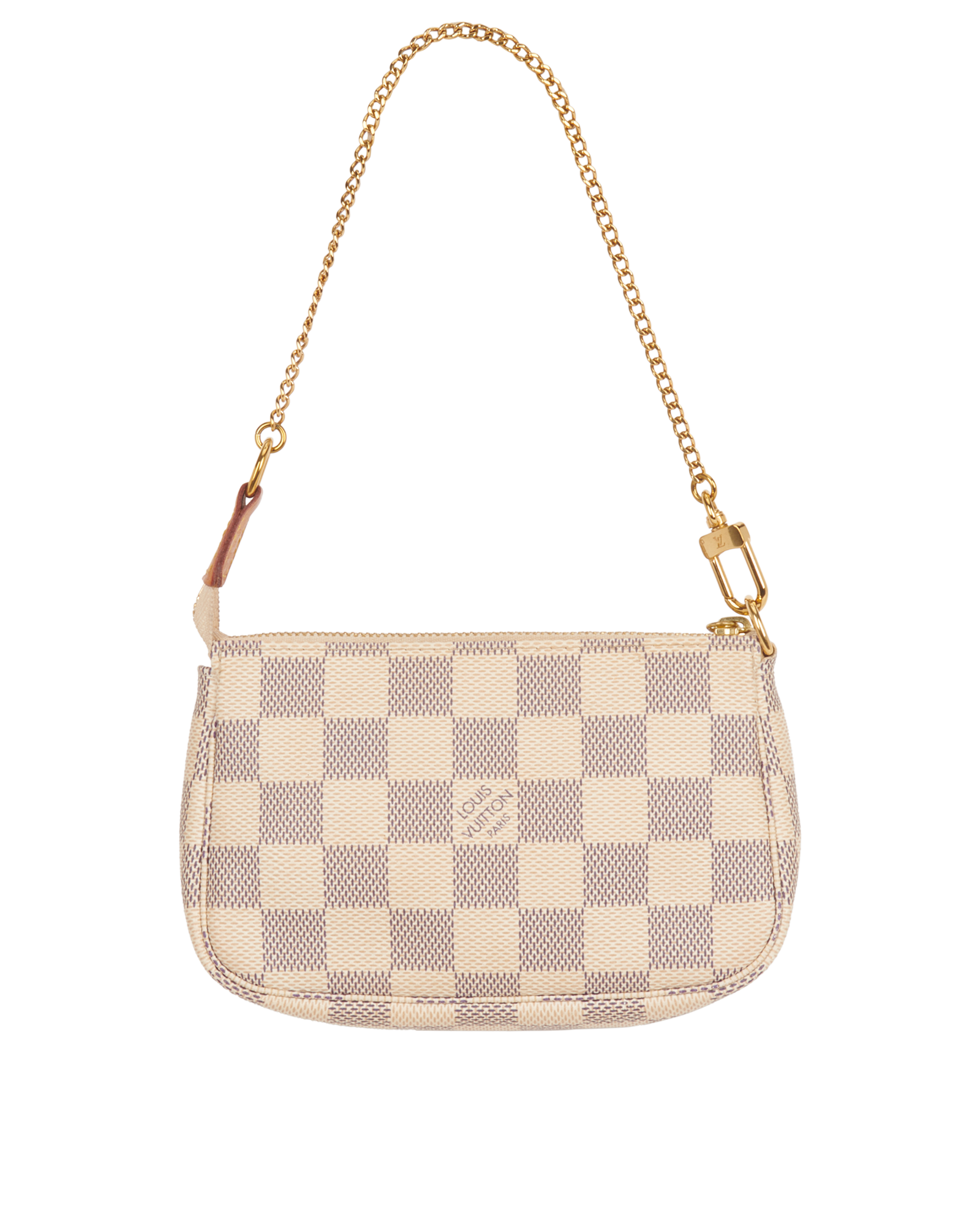 Mini Pochette, &pound;395, Handbags, Cream, Leather, Back view